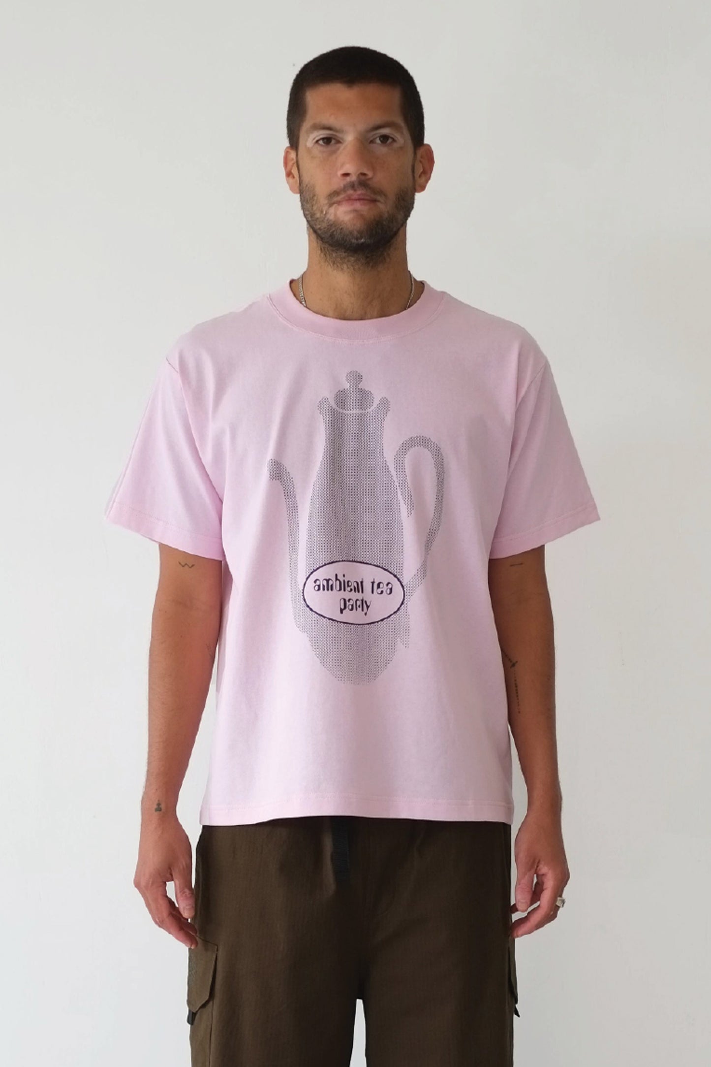 Ambient Tea Party SS Tee - Light Pink