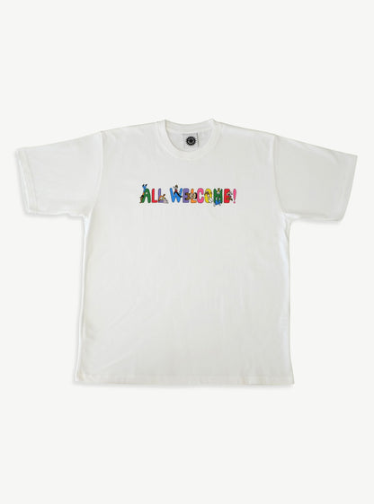 All Welcome Playground SS Tee – White