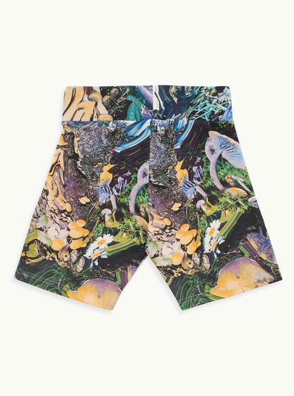 Womens Bike Short - Shrooms