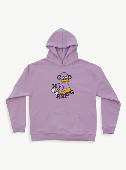 Duck Fleece Pullover Hood – Lavender