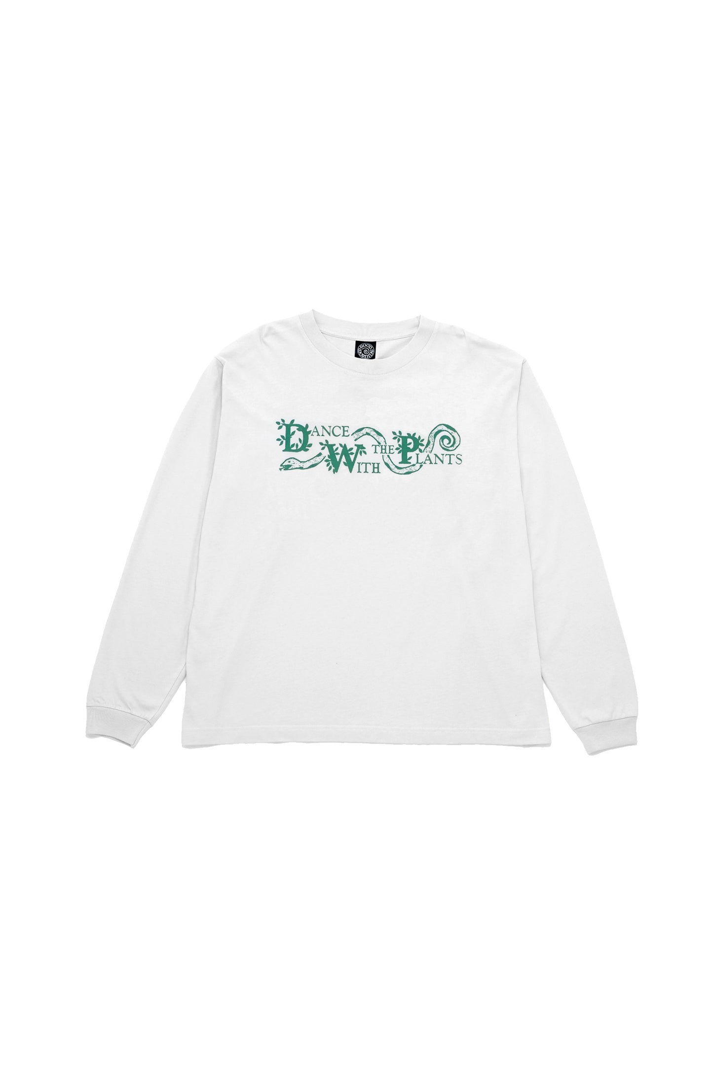 Dance With The Plants LS Tee - White