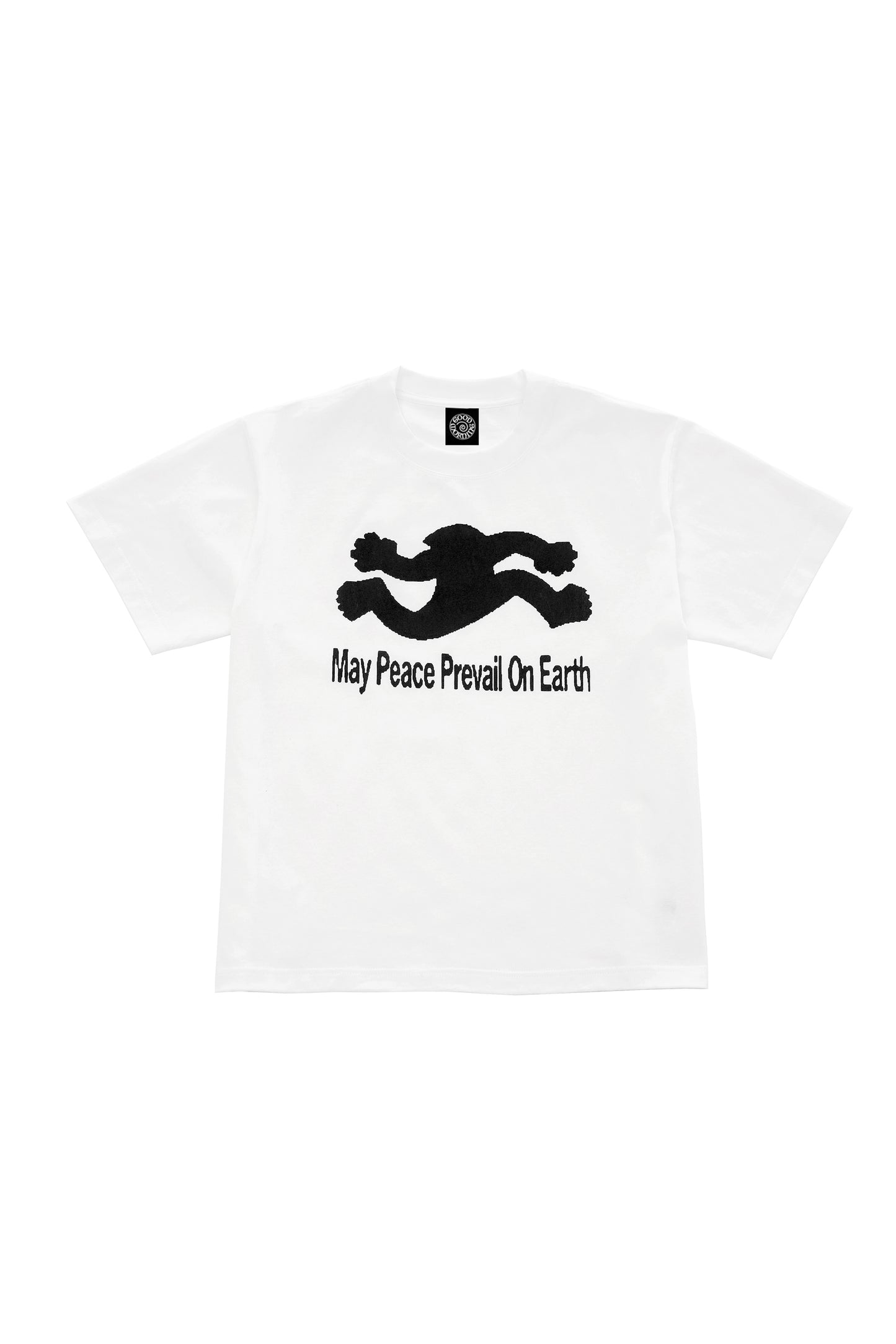 Peter Sutherland May Peace Prevail SS Tee - White