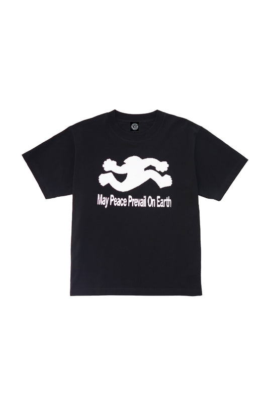 Peter Sutherland May Peace Prevail SS Tee - Black