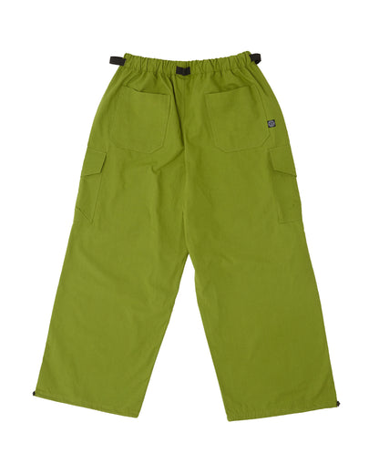 Wide Leg Ripstop Cargo Pant - Leaf