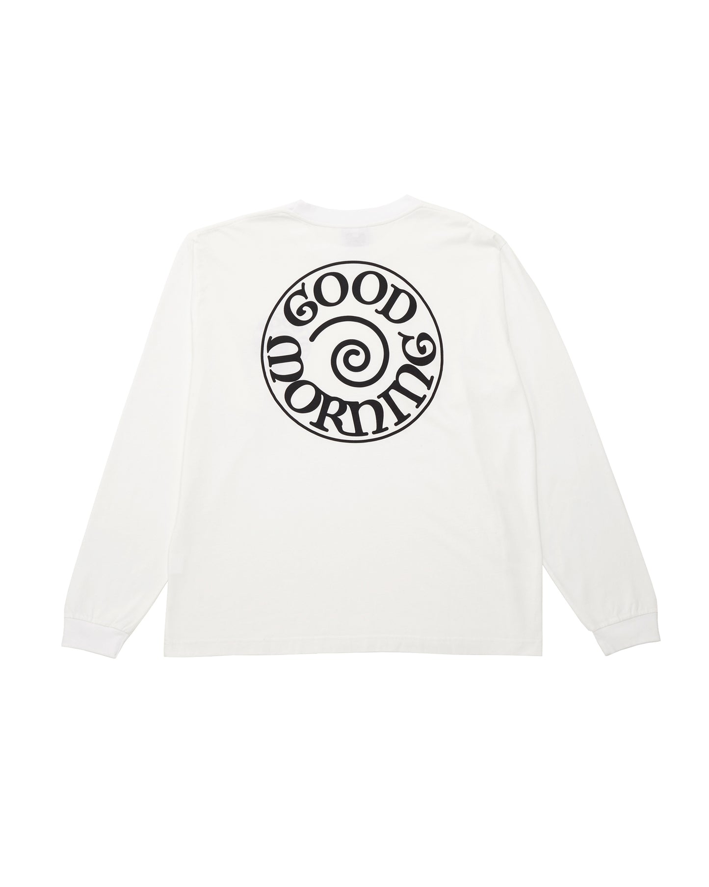 Spiral Logo LS Tee - White