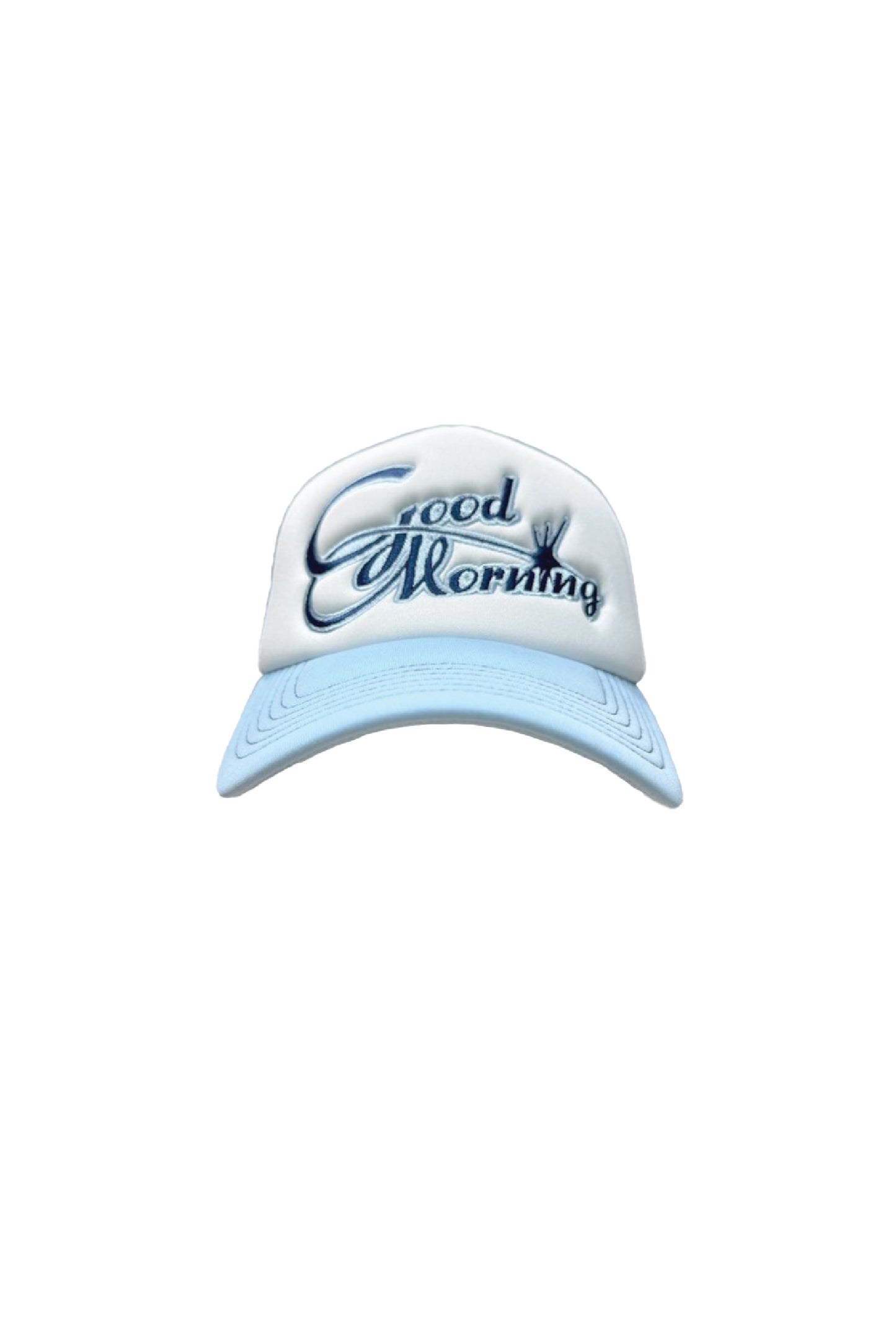 Sparkle Trucker Cap - White/Blue