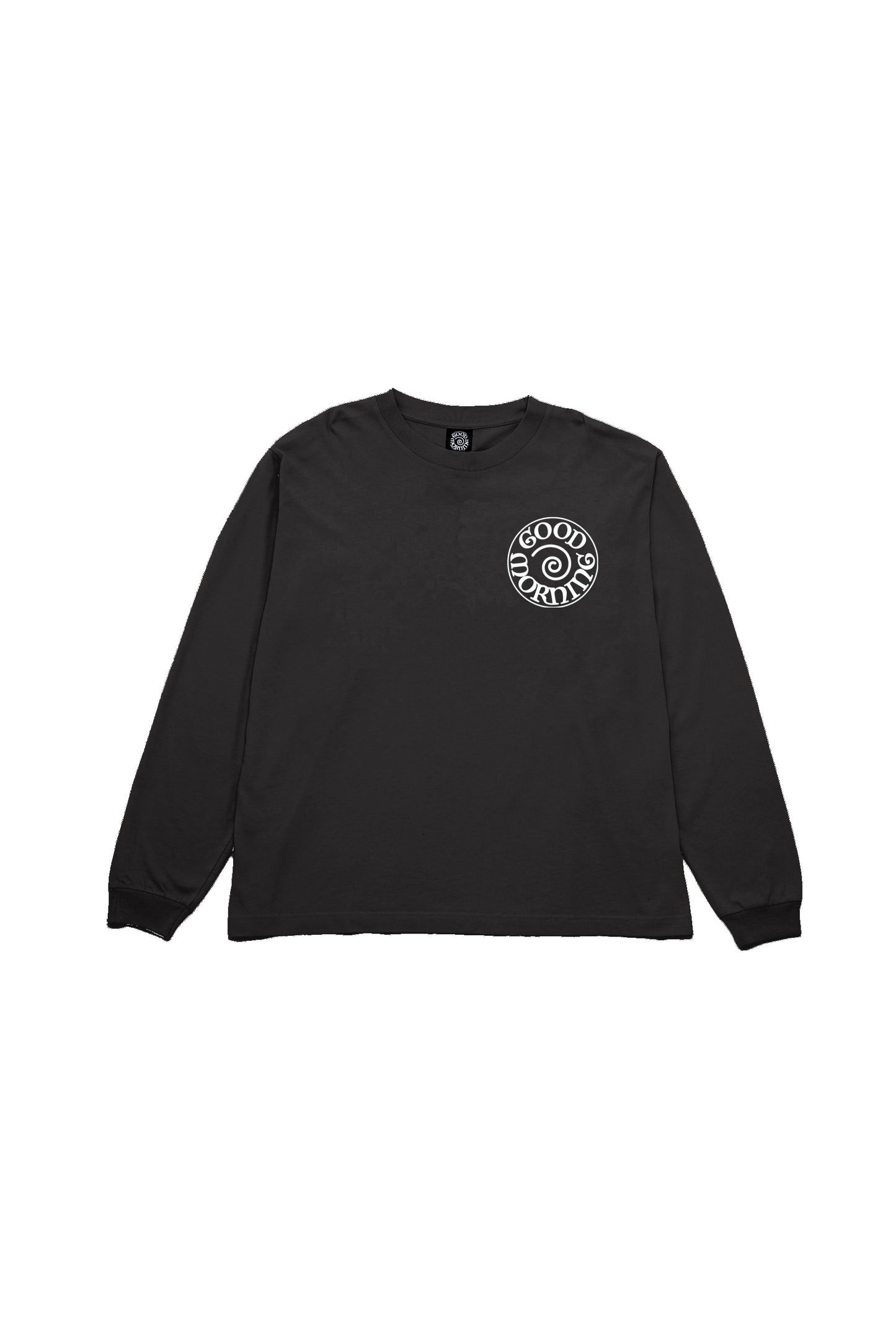 Spiral Logo LS Tee - Black