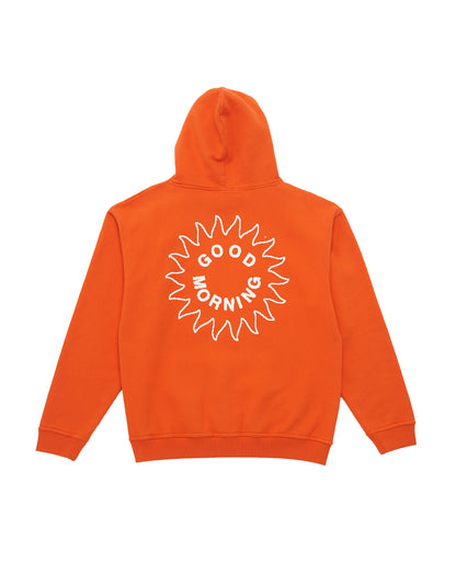 Sun Logo Fleece Hoodie - Brick