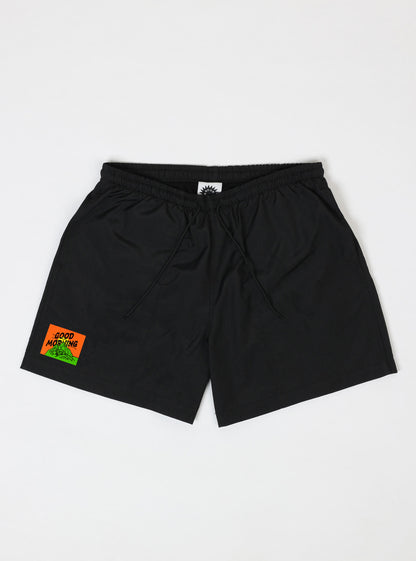 Recycled Ripstop Swim Short 15’’ - Black